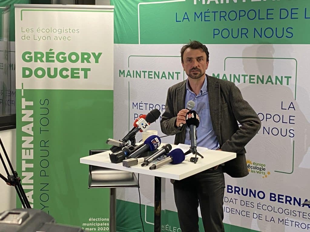 Gregory Doucet arrive en tête du premier tour des municipales à Lyon