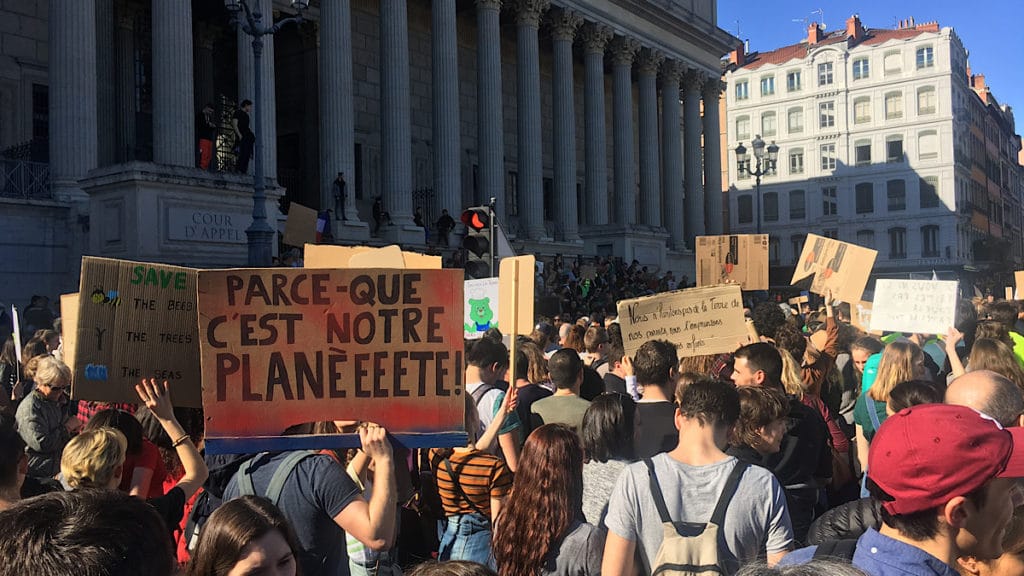 La jeunesse à Lyon mobilisée pour le climat... des actions en septembre