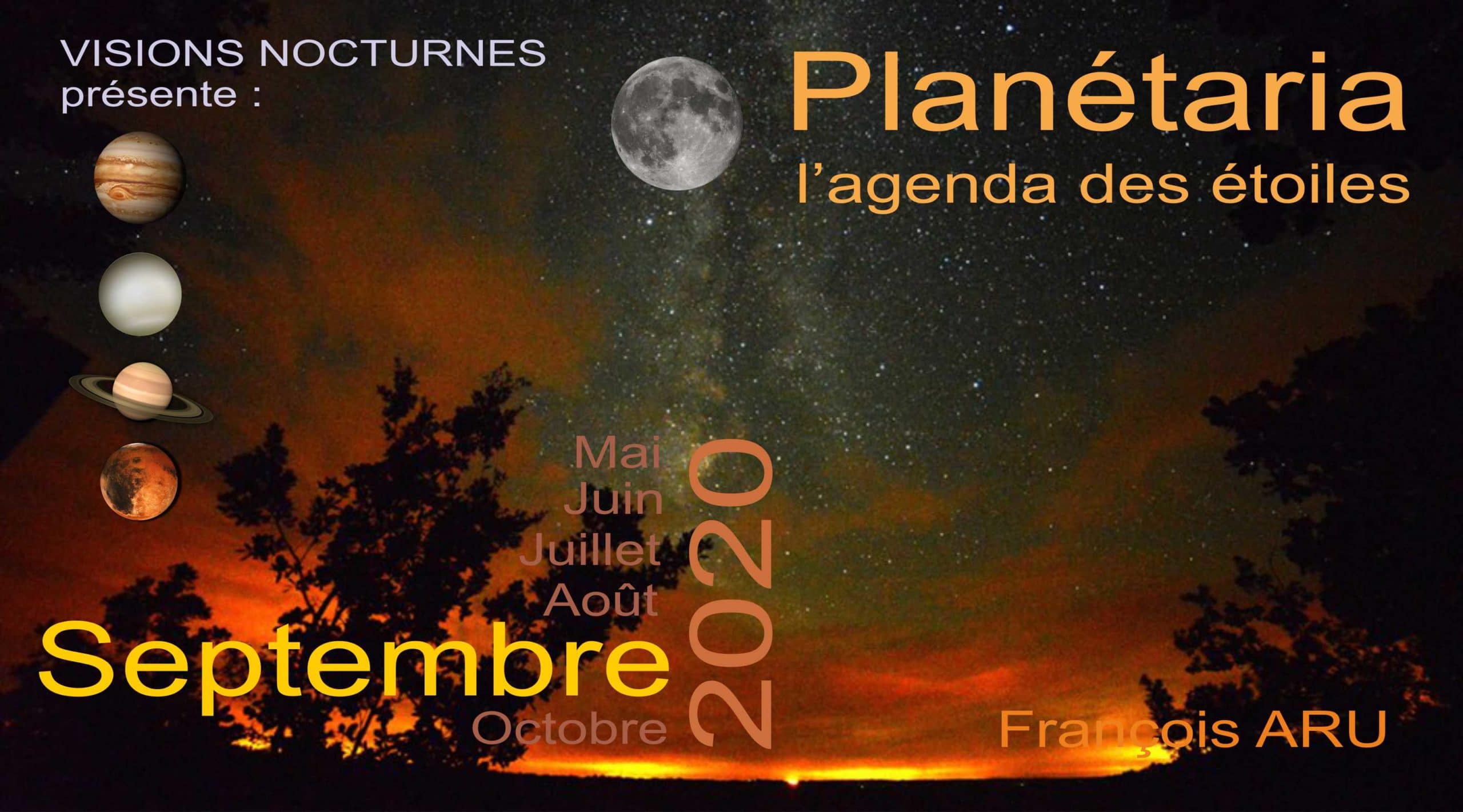 Planétaria : l’agenda des étoiles – septembre 2020