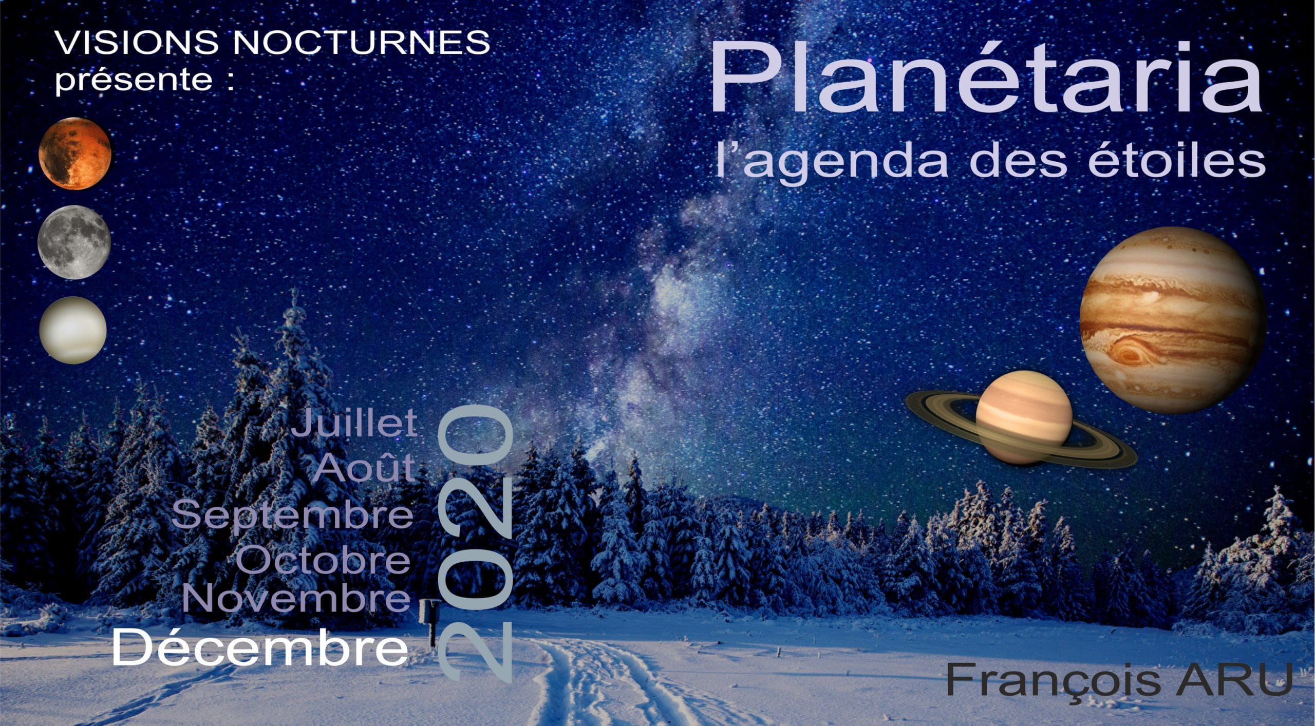 Planétaria : l’agenda de décembre