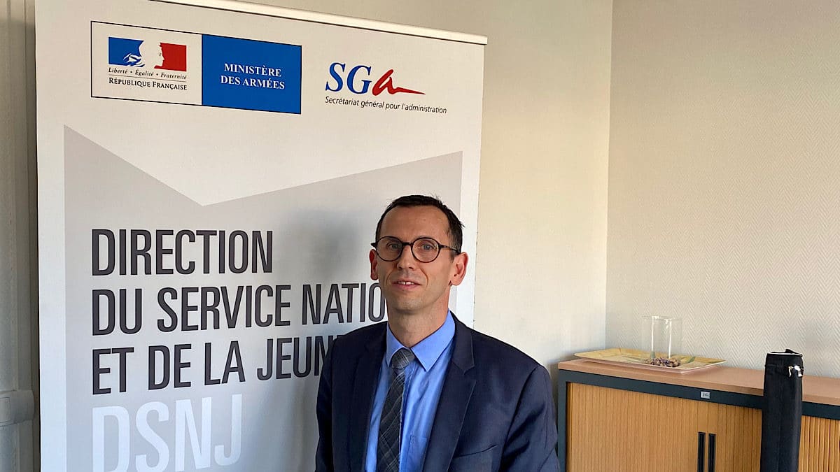 David Frigière, directeur de l’Etablissement du service national et de la jeunesse et secrétaire général de la CAJ.