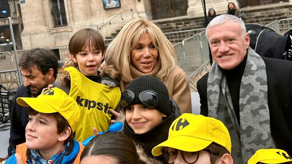 Grégory Doucet Brigitte Macron Didier Deschamps