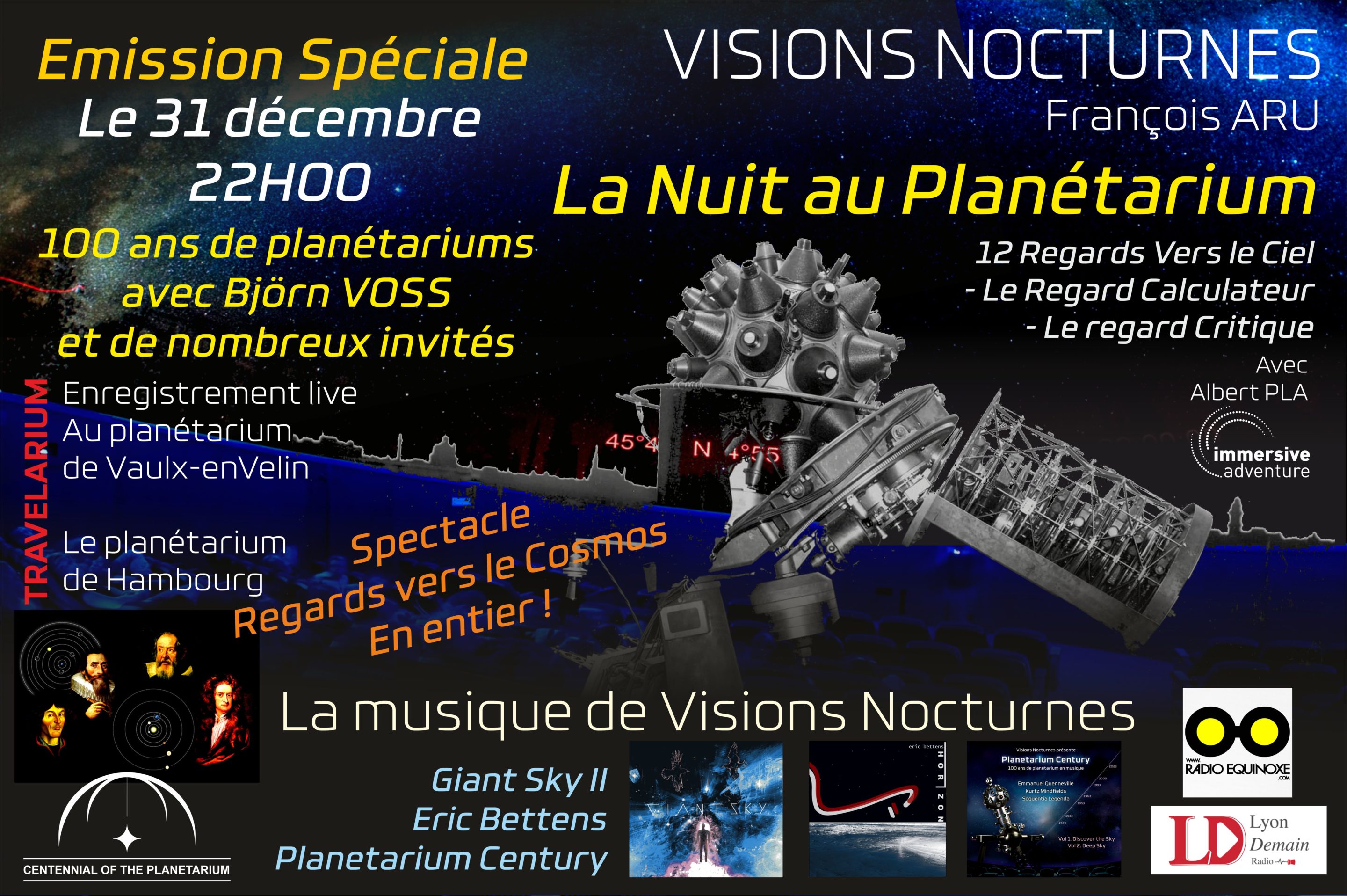 Vision Nocturne la Nuit au planétarium 2023