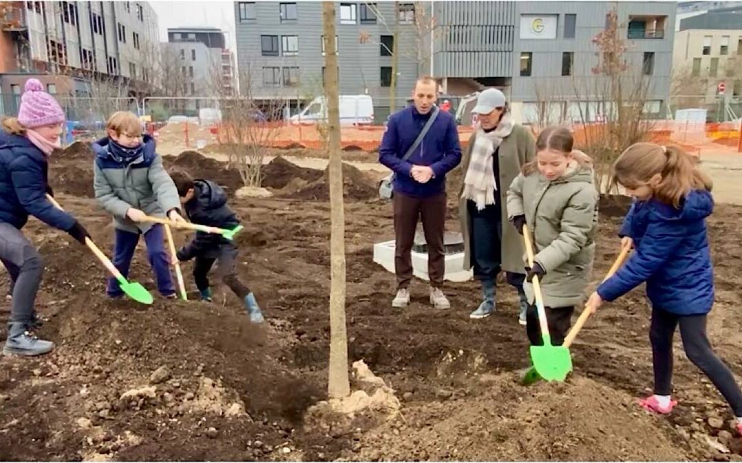 La place Vaclav Havel et ses futurs arbres centenaires…